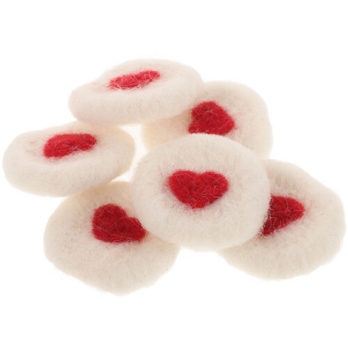 12Pcs DIY Wool Felt Ear Decorations Multi Color for Headdress Making 1