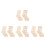 16Pcs Adjustable Wooden Sock Blocking Kit Durable Beige Knit Tool Set 9