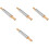 4Pcs Smooth Surface Rolling Pins for Baking Pastry Dough and Dumplings 5