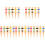 25Pcs Assorted Color ABS Golfs Tees Bikini Lady Shape Durable Plastic 4