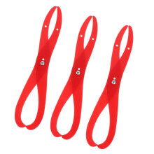 15Pcs Plastic Clay Measuring Calipers Red Pottery Crafting Tools Set
