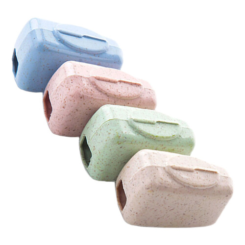 16Pcs Portable Toothbrush Covers Multi Color Protective Storage Case 2