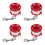 4Pcs Versatile Red Aluminum Dive Reel with Buoyant Marker 6