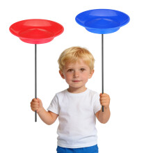 6Sets Juggling Kit with Colorful Sticks and Spinning Plates