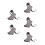 5Pcs Weather-Resistant Adjustable Binoculars Shoulder Straps Polyester 6