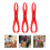 15Pcs Plastic Clay Measuring Calipers Red Pottery Crafting Tools Set 11