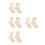 16Pcs Adjustable Wooden Sock Blocking Kit Durable Beige Knit Tool Set 7