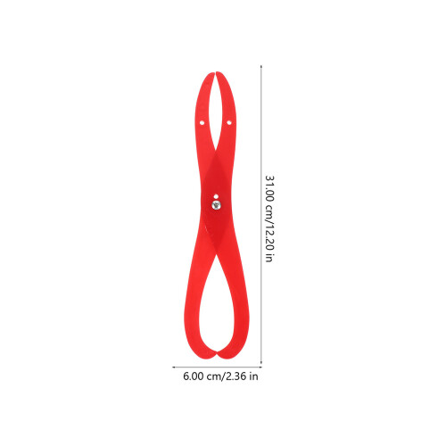 15Pcs Plastic Clay Measuring Calipers Red Pottery Crafting Tools Set 1