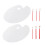 16Pcs Durable Acrylic Palettes Transparent with Assorted Color Brushes 9