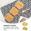 5Sets Waterproof Golden Reflective Mailbox Number Stickers Easy to Use 8