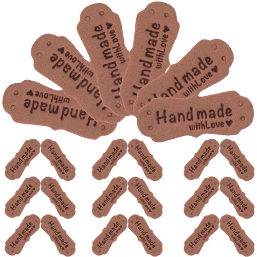 100Pcs DIY Handmade Crochet Tags Sewing Labels for Craft Items
