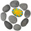 50Pcs Grey Multipurpose Painting Stones Smooth Rocks for 1