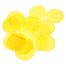 25Pcs Warm Yellow Color Correction Gel Light Filters for Spotlights
