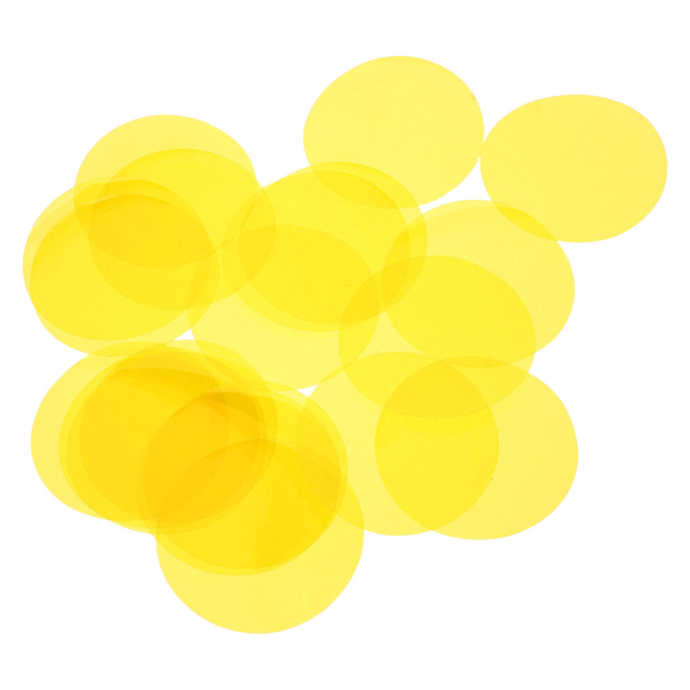 25Pcs Warm Color Correction Gel Filters For Spotlights Yellow/Light 3032364418051