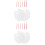 16Pcs Durable Acrylic Palettes Transparent with Assorted Color Brushes 5
