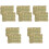 10Pcs Breathable Green Nesting Box Liners Straw Mats for Chicken Cages 5