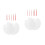 16Pcs Durable Acrylic Palettes Transparent with Assorted Color Brushes 4
