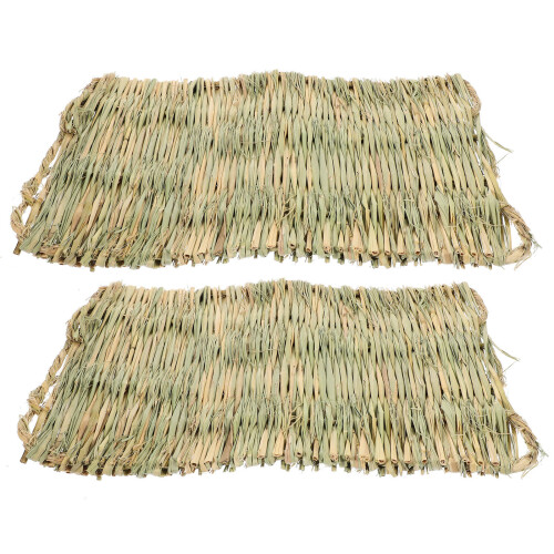 10Pcs Breathable Green Nesting Box Liners Straw Mats for Chicken Cages