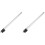 2Pcs Stainless Steel Steamer Rack Rod for Clothes Adjustable Height 4