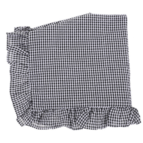 2Pcs Dark Grey Cotton Decorative False Collar Women -Match 2