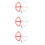 3Sets Plastic Drone Wing Protectors High Hardness Propeller Guards Set 6