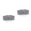 2Pcs Dark Grey Cotton Decorative False Collar Women -Match 9