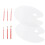 16Pcs Durable Acrylic Palettes Transparent with Assorted Color Brushes 11