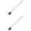 2Pcs Stainless Steel Steamer Rack Rod for Clothes Adjustable Height 7