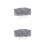 2Pcs Dark Grey Cotton Decorative False Collar Women -Match 8