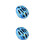 2Pcs Blue Kids Scooter Durable Safety Gear for Rollers 7