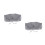 2Pcs Dark Grey Cotton Decorative False Collar Women -Match 6