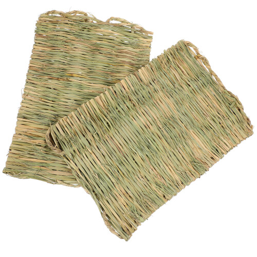 10Pcs Breathable Green Nesting Box Liners Straw Mats for Chicken Cages 2