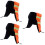 3Pcs Thickened Warm Sanitation Worker Hats Cloth Ear Guard Reflective 7