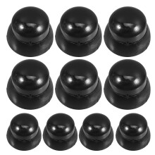 20Pcs Black Plastic Nut Covers for Playground Equipment Outdoor