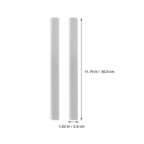 10Pcs Lightweight Rubber Dustpan Strip for Home and School 2