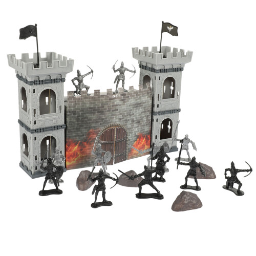 2Sets Grijs Soldaatfiguren Speelgoed Kind Party Decor Creatief Model