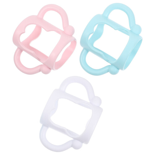 12Pièces Poignées En Silicone Pour Bébé Multicolores 1