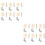 40Sets Silver Doll Making -Like Plush Toy Movements 6