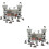 2Sets Grijs Soldaatfiguren Speelgoed Kind Party Decor Creatief Model 6