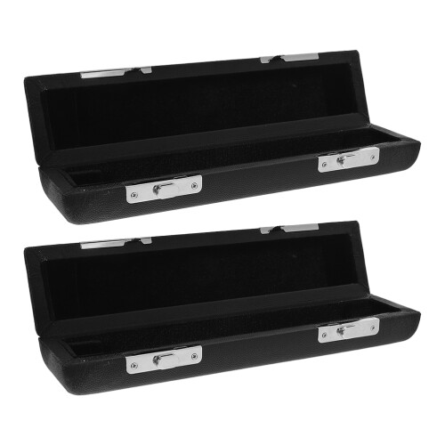 6Pcs Black Piccolo Carrying Case for 16 Hole Flute with Soft Lining 2