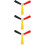 3Pcs Multi-Handle Eva Sticks for Agility and Reaction Speed Training 10