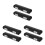 6Pcs Black Piccolo Carrying Case for 16 Hole Flute with Soft Lining 5