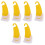 6Pcs Multi Silicone Pan Cleaning Brush Ergonomic Handle Set 3
