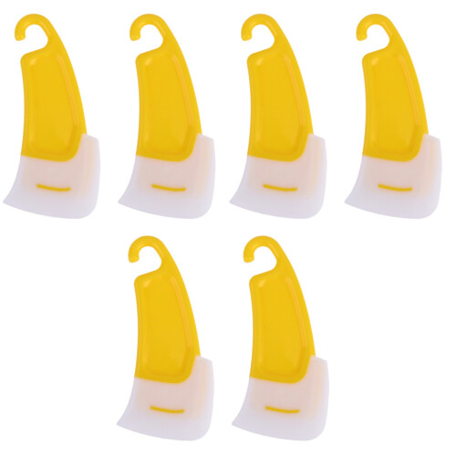 6Pcs Multi Silicone Pan Cleaning Brush Ergonomic Handle Set 2