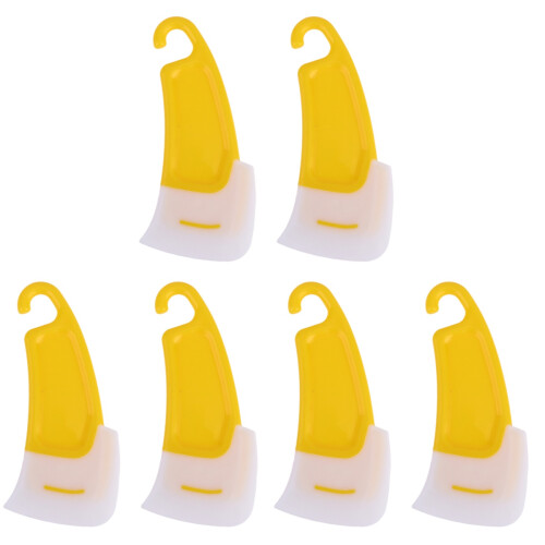 6Pcs Multi Silicone Pan Cleaning Brush Ergonomic Handle Set 1