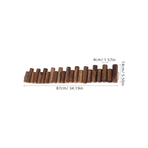 Bois Résistante Bordure Pelouse Extérieur 2