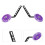3Pairs Quick-Install Stabilizers for Kids Purple Durable 11