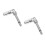 2Pcs Universal Hydraulic Jack Joint Double Pump Repair Kit Silver 6