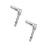 2Pcs Universal Hydraulic Jack Joint Double Pump Repair Kit Silver 8