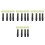 16Pcs Wallpaper Paste Roller Smooth Rubber Edge Tool for DIY Home Use 7